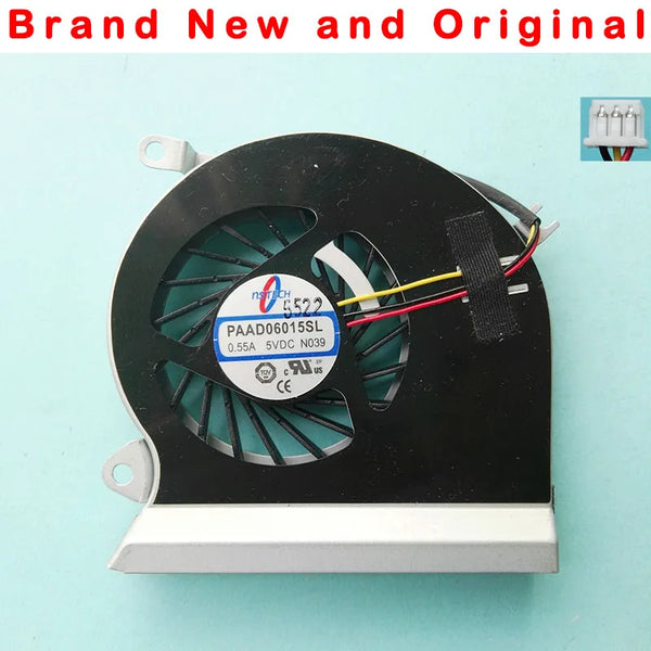 StoneTaskin Original New Laptop CPU Cooler Fan  for MSI PAAD06015SL 0.55A 5VDC N039