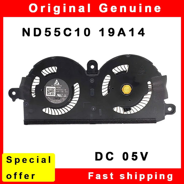 StoneTaskin New Laptop CPU Cooling Fan Cooler For DELL XPS13 9305 9380 XPS 13 7390 ND55C19 19A14 Free Shipping