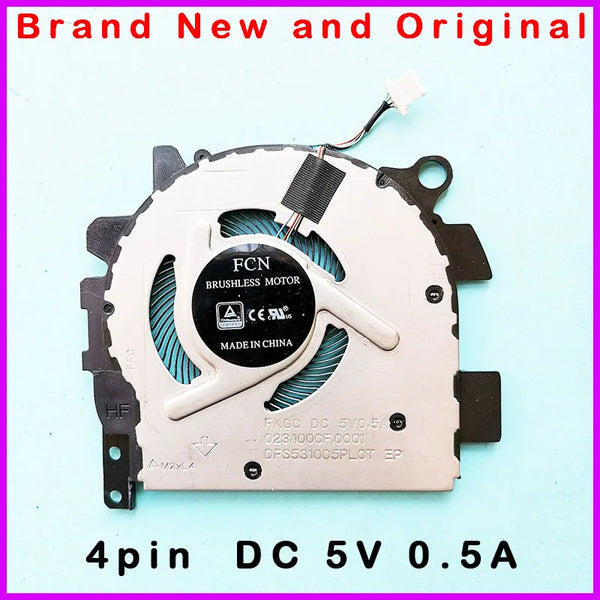 StoneTaskin Original New Laptop CPU Fan Cooler Radiator For HP Probook X360 440 G1 L28266-001 DFS531005PL0T-FKGC 023.100CF.0001 DC5V 0.5A