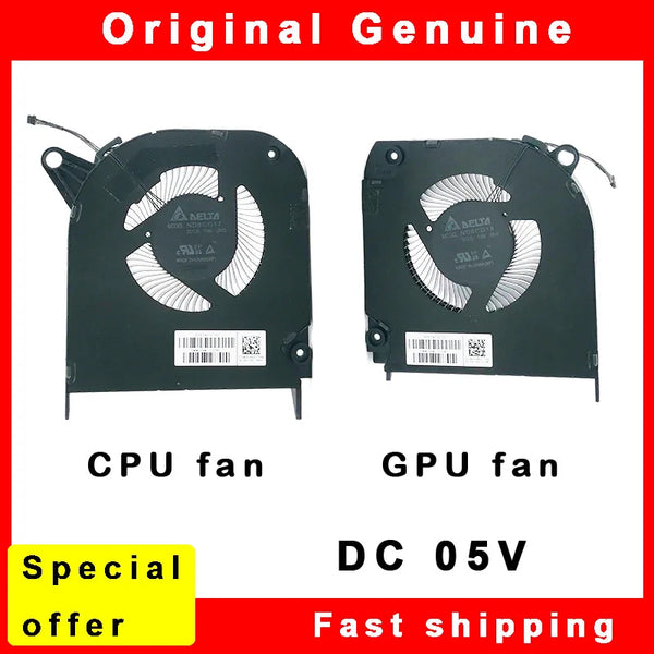 StoneTaskin New Laptop CPU GPU Cooler Fan for HP OMEN 9 slim 16-U TPN-C167 16-u0054TX u0054TX u0060TX u0062TX u0075TX N43727-001 80W DC 12V Fully Tested Free Shipping