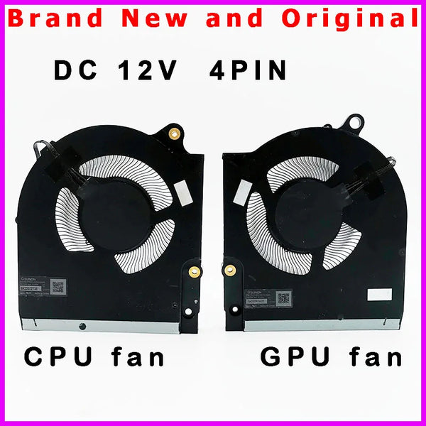 StoneTaskin New Laptop CPU GPU Cooling Fan Cooler for Dell Alienware m15 R7 ALWM15-R2763QB EG75071S1-C200-S9A EG75071S1-C210-S9A Fully Tested Free Shipping