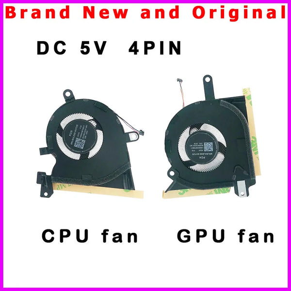 StoneTaskin Original New Laptop CPU GPU Cooling Fan For ASUS ROG FLOW X13 GV302X GV302 GV302R GV302Q GV302QC GV302QH 2023  DC 5V 0.8A