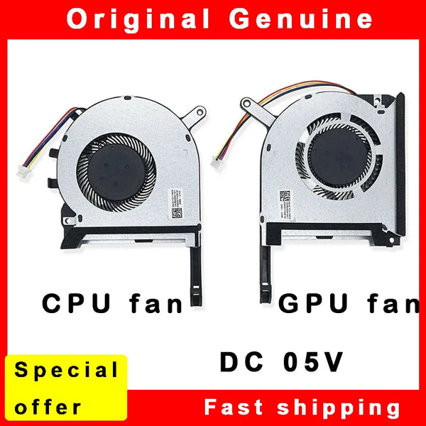 StoneTaskin Original New Laptop CPU GPU Cooling Fan for ASUS FX86 FX86GM FX86F ZX86F FZ86F FX86GE FX86GM FA506 IV FA506IU FA506IH FX505 FX95