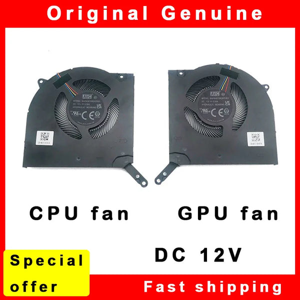 StoneTaskin Original New Laptop CPU GPU Cooling Fan for Lenovo Legion 5 15IAH7H 5 Pro 16ARH7 BAPA0810R2HY001 DC 12V 5H40S20491 5H40S20521 5H40S20503