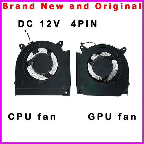 StoneTaskin Original New Laptop CPU GPU Cooling Fan for Lenovo Legion S7 16IAH7 16ARHA7 5F10S14024 5F10S14025  DC 12V 1A