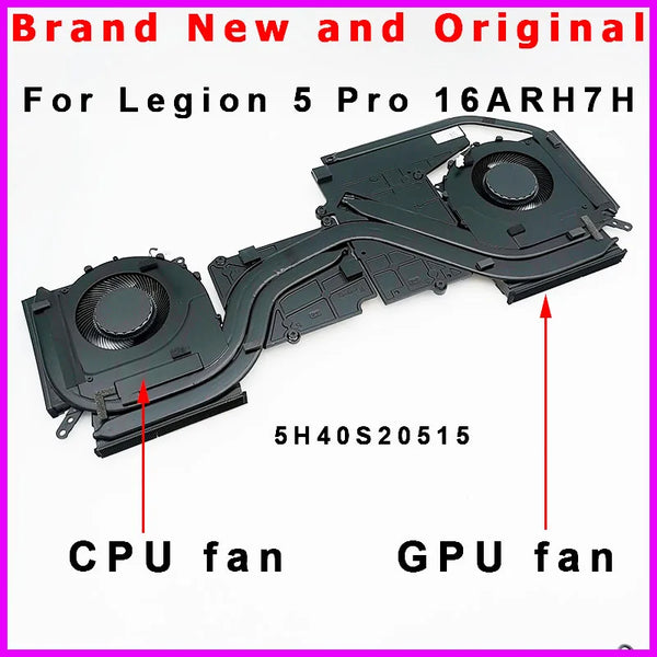 StoneTaskin New Laptop CPU GPU Cooling Heatsink Fan Cooler For Lenovo Legion 5 Pro 16ARH7H 82RG 5H40S20515 5H40S20516 Radiator Free Shipping