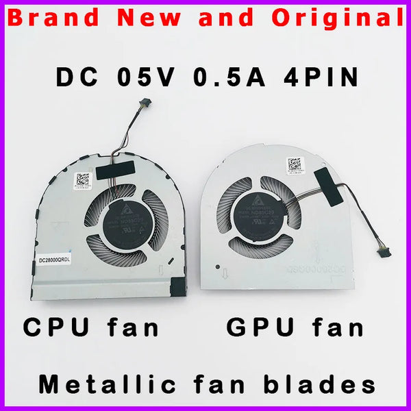 StoneTaskin New Laptop CPU GPU Fan Cooler Radiator For Dell Precision 7550 7560 M7550 M7560 ND85C29 19J28 19J29 DC 5V 0.5A 4PIN Fully Tested Free Shipping