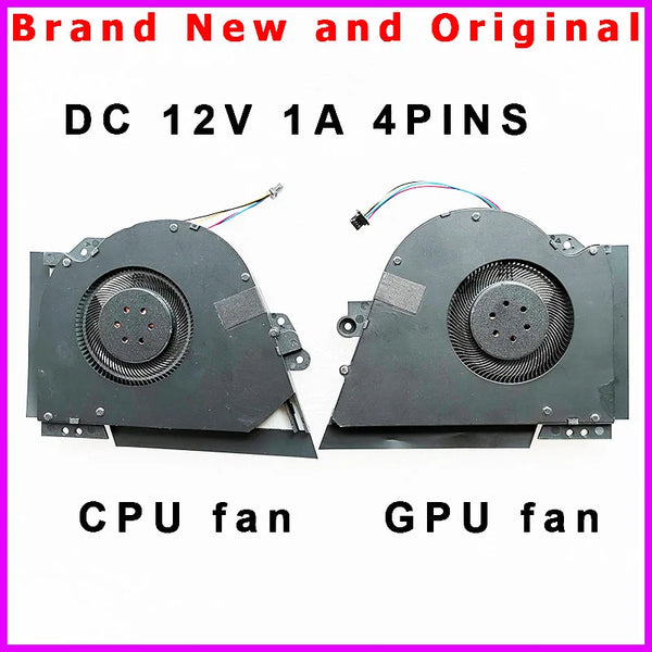 StoneTaskin New Laptop CPU GPU Fan Cooler Radiator for ASUS GX701LX GX701LWS10875-0EAAXHA8X30 13NR03Q0T01111 13NR03Q0T02012 Fully Tested Free Shipping