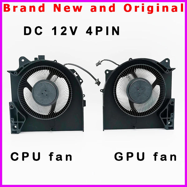 StoneTaskin New Laptop CPU GPU Fan Cooler for Dell Alienware M17 R5 Radiator DC 12V BN9510S5H-001P BN9510S2H-001P Fully Tested Free Shipping