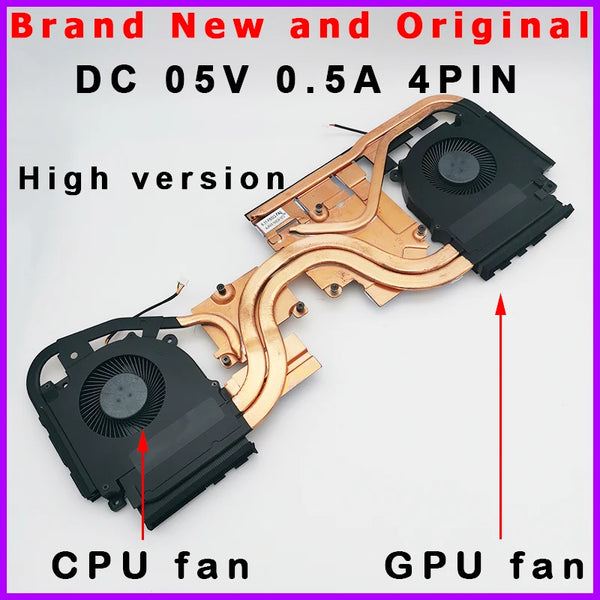 StoneTaskin New Laptop CPU/GPU heatsink&Fan Radiator cooler For Clevo PB50 PB50ED PB50EF Hasee Z8 Z8-CR7P1 GTX2060/2070/2080 Free Shipping