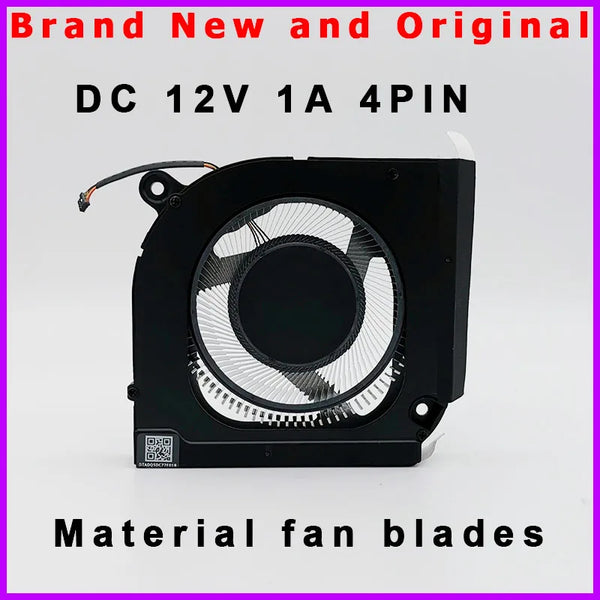 StoneTaskin Original New Laptop Cooling Fan for Acer NS8CC28 22H33 DTADQ5DC77F018 DC 12V 1A 4PIN