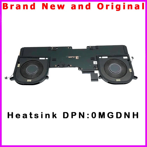 StoneTaskin Brand New Original New Laptop Heatsink Cooling Fan For DELL XPS 17 9720 XPS 9720 N18E  MGDNH 0MGDNH CN-0MGDNH Radaitor Notebook Cooling System Fast Shipping