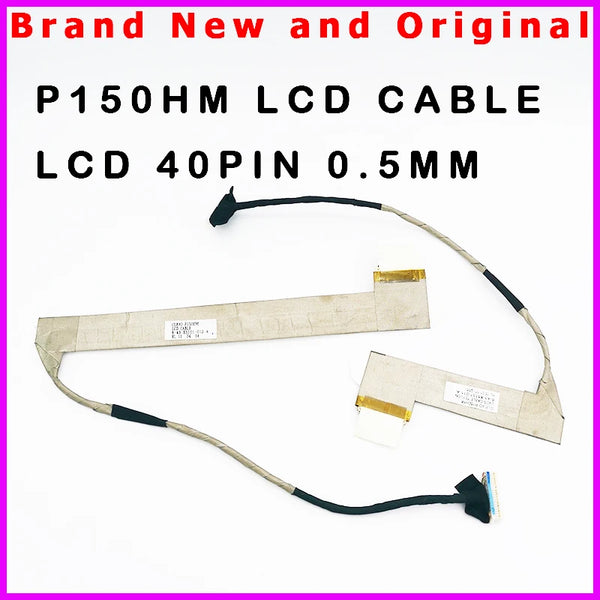 StoneTaskin Original New Laptop LCD Cable For CLEVO P150 P150EM P150SM P157SM P150HM LCD LVDS cable 6-43-X5101-012-A 6-43-X5101-011-A lcd 40 pins  Fast Free Shipping