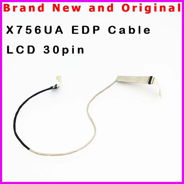 StoneTaskin Original New Laptop LCD Cable for ASUS X756 X756U X756UA EDP Cable 30pin DD0XK9LC000 14005-01890100  Fast Free Shipping