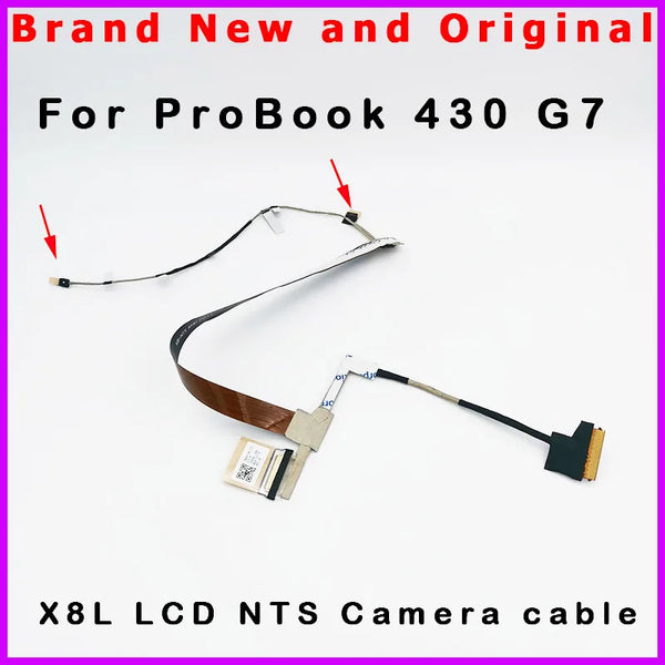 StoneTaskin Original New Laptop LCD LED LVDS Video Screen Line Display Cable For HP ProBook 430 G7 X8L LCD NTS Camera CABLE DD0X8LLC400  Fast Free Shipping