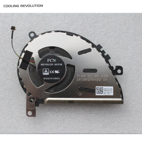 StoneTaskin New Original Laptop CPU Cooling Fan For Asus Zenbook 14 UX434F UX434FCL Flip UX463F FLM2 DFS5K12115491Z 13NB0MW0T01021 Fully Tested Free Shipping