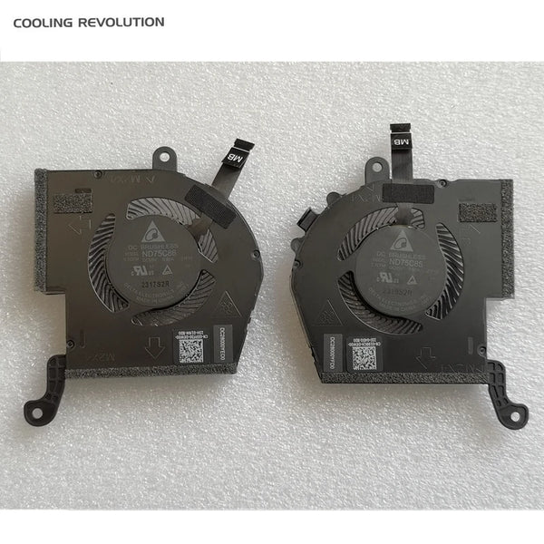 StoneTaskin New Original Laptop CPU Cooling Fan For DELL Alienware x14 R1 ND75C85 21F10 DC28000YFD0 0198CH ND75C86 -21F11 DC28000YED0 05PF30 Free Shipping