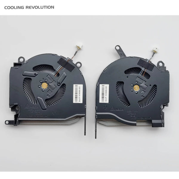 StoneTaskin New Original Laptop CPU GPU Cooling Fan For hp omen 16 DC5V 0.6A NS75C06-21J20 N18088-001 21J21 N18089-001 DTADQ5D588F014/15 Free Shipping