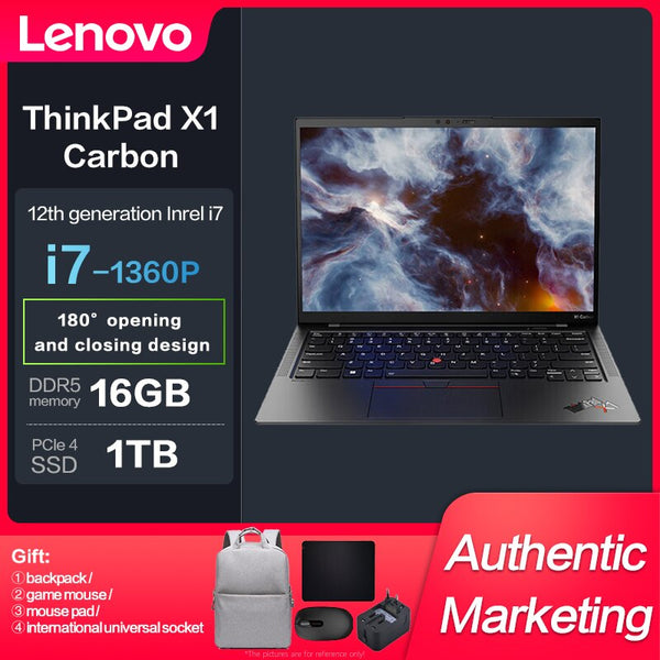 New ThinkPad X1 Carbon Intel I7-1360P 16GB 1TBSSD 14inch Slim Notebook 4G Network