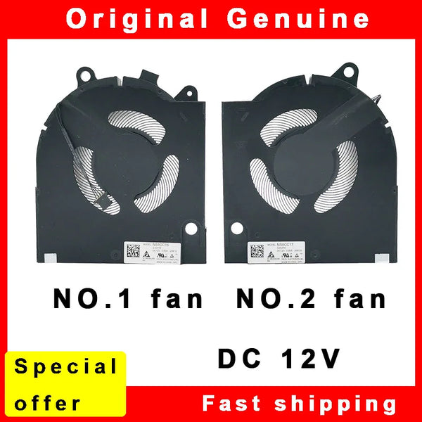 StoneTaskin Original New laptop CPU GPU Cooling Fan Cooler for NSCC16 DC12V 0.5A 20K12 NS8CC17 DC12V 0.5A 20K13 9.4CFM Radiator