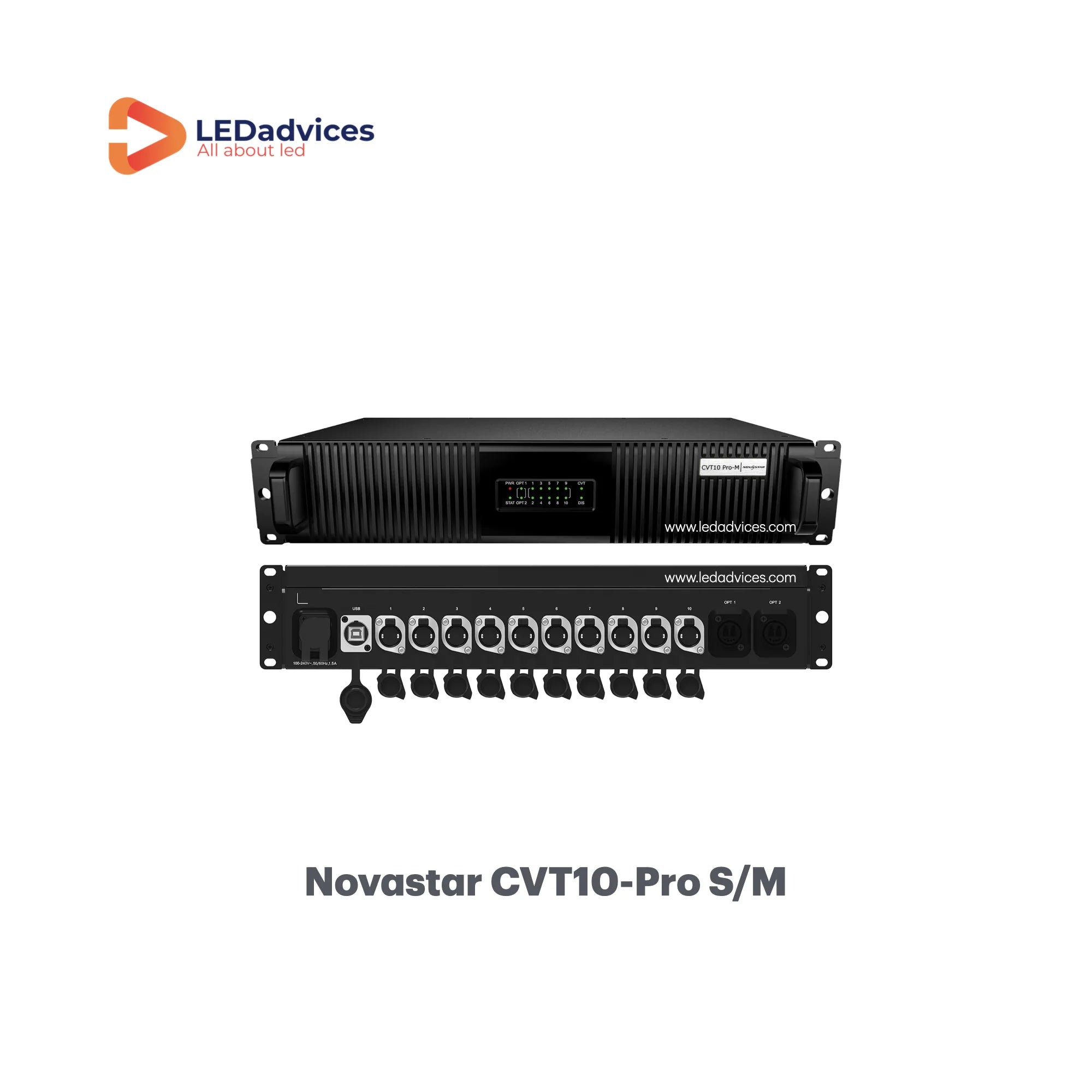 Novastar CVT10 Pro-M Multi-Mode LED Screen Fiber Converter Big LED Dis ...