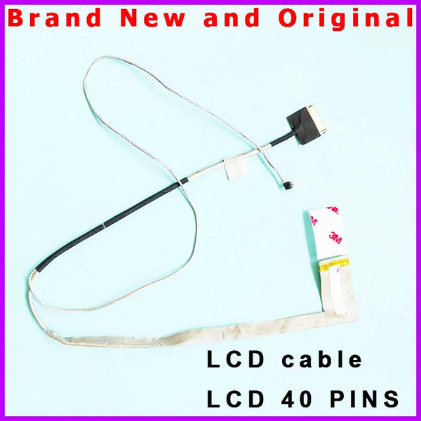 StoneTaskin Original Nuevo cable lcd original para HP Pavilion 17-G 17-G015DX 17Z-G 17M-G 15Z-AB100 40 pines LED LCD Cable de vídeo DDX18ALC130 809292-001  Fast Free Shipping