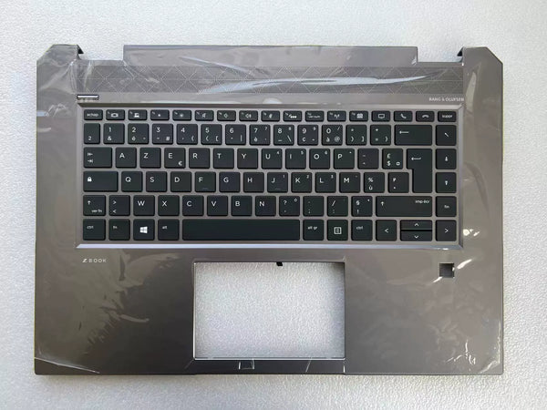 StoneTaskin Brand New Original HP Zbook Studio G5 Gray Laptop Palmrest with Keyboard Backlit Frech FR Layout Assembly Fully Tested Free Shipping