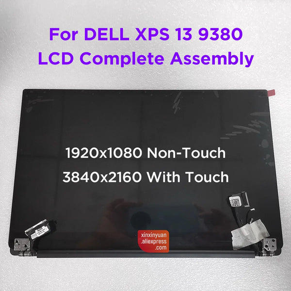 StoneTaskin Original 13.3" LCD Touch Screen Complete Assembly For Dell XPS 13 9380 7390 P82G002 P82G003 Display Replacement UHD4K 3840x2160 Display Panel Fully Tested Free Fast Shipping