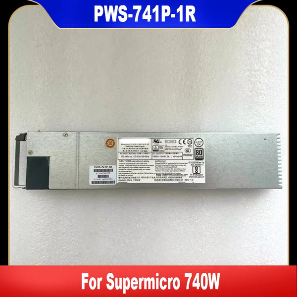 StoneTaskin Original For Supermicro PWS-741P-1R 740W 1U 80 PLUS Platinum Redundant Single Output Power Supply Module 100% Tested Fully Tested Free Shipping