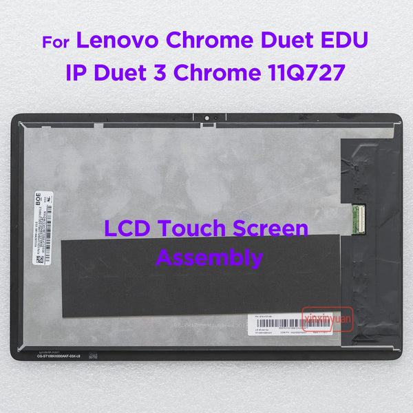 StoneTaskin Original LCD Touch Screen Assembly for Lenovo IP Duet 3 Chrome 11Q727 82T6 Chrome Duet EDU 83BR 83BT Display Panel 5D10S39804