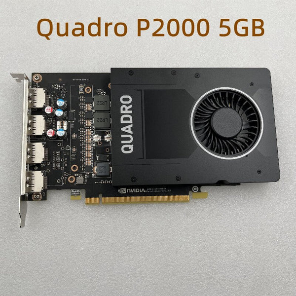 StoneTaskin Original Quadro P2000 5GB Professional Graphics Graphics Card for Modeling Rendering Video Clips Multi-screen Stitching Drawing