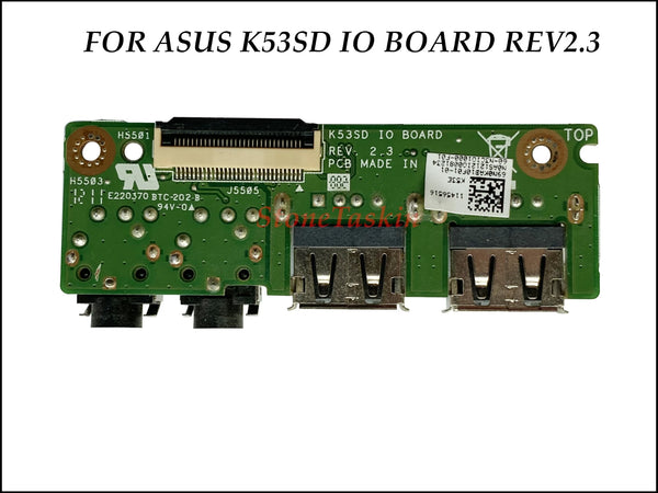 Original free shipping for Asus K53 K53SV A53S X53S K53S K53SD P53S P53Sj K53E X53E A53E USB AUDIO JACK Audio board USB board