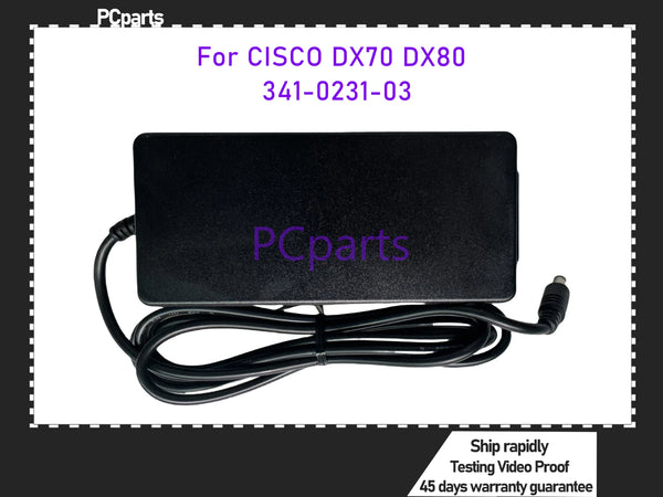 PCparts 341-0231-03 12V 5A 60W AC Adapter Charger For CISCO DX70 DX80 Power Supply PA-1600-2A-LF EADP-60KB B 100% Tested