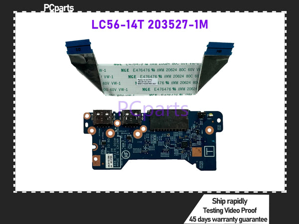 PCparts 448.0K126.001M LC56-14T 203527-1M For Lenovo Ideapad 5 15ITL05 Laptop USB Board With Cable Original New Pull 100% Tested