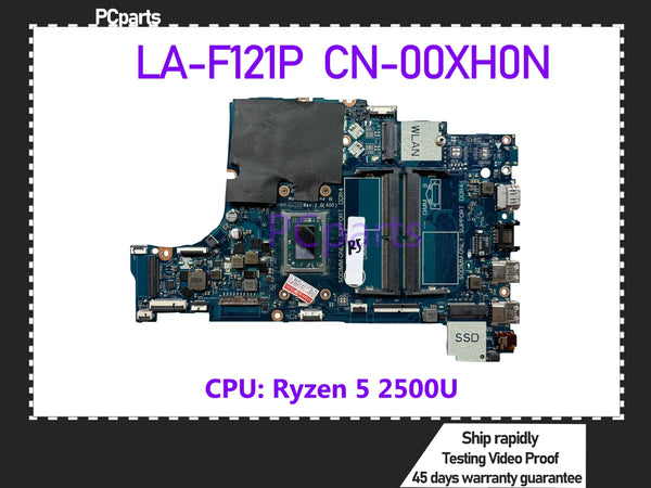 PCparts CN-00XH0N 09XH0N For DELL Inspiron 5575 5775 Laptop Motherboard CAL51 LA-F121P R5-2500U CPU Mainboard MB 100% Tested