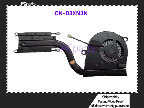 PCparts CN-03XN3N For Latitude 5280 5290 Laptop CPU Cooling Heatsink Cooler Fan 03XN3N 3XN3N 100% Tested 45 Days Warranty