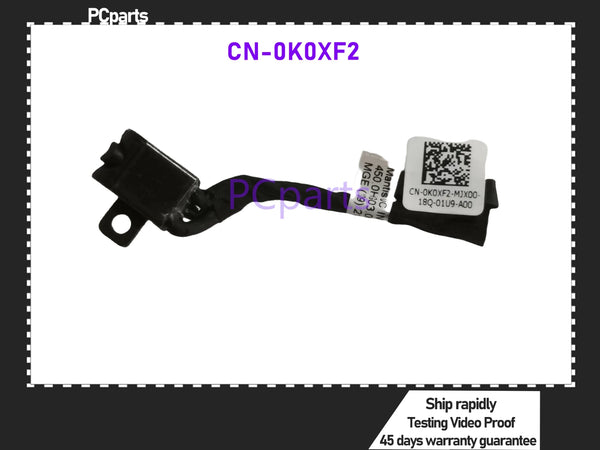 PCparts CN-0K0XF2 For Dell Inspiron 5490 5498 5590 Laptop DC JACK Power Interface Cable 100% Tested Free Shipping