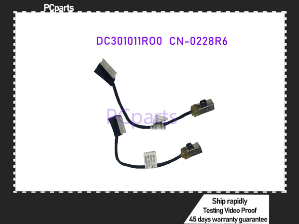 PCparts For DC JACK Power Interface Cable for Dell Inspiron 15 3583 3482 Latitude 3590 3490 E3490 E3590 DC301011R00 0228R6