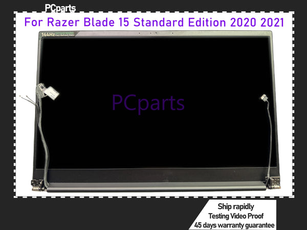 PCparts Grade A Refurbished RZ09-0328/0369/0410 For Razer Blade 15 Standard Edition Upper Parts Screen assembly 1920*1080 144HZ