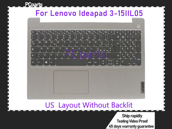 PCparts Italian Genuine Latin Replacement For Lenovo Ideapad 3-15IIL05 Laptop-Type 81WE Without Backlight 5CB0X57478 Keyboard
