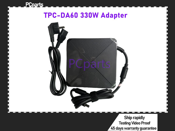 PCparts New For HP TPC-DA60 Laptop Gaming Adapter 330W Power Supply 19.5V 16.92A Slim AC Power Supply Charger With Cable