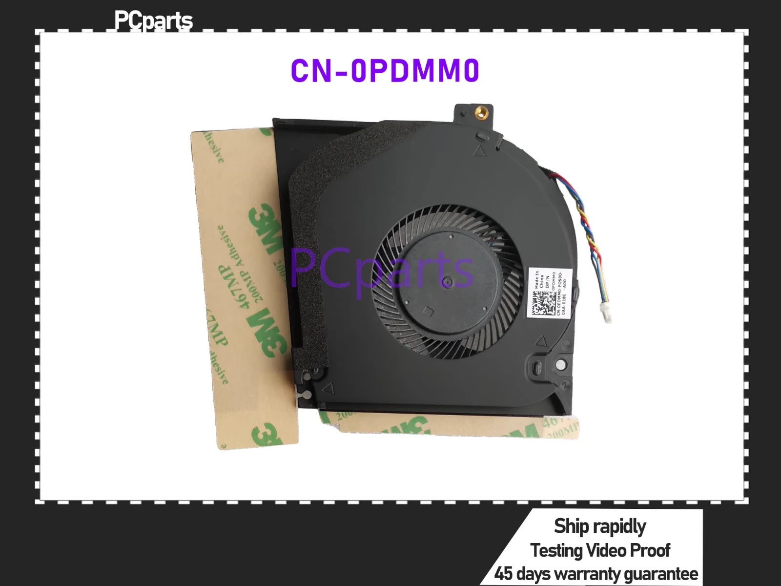 Ventola di raffreddamento per GPU portatile per Dell 0H5TYJ Ventola di raffreddamento per GPU portatile per Dell 0H5TYJ