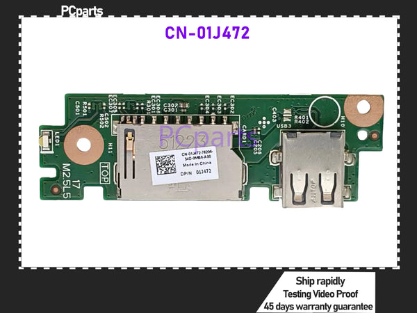 PCparts New High Quality Original CN-01J472 For Dell Inspiron 3441 3442 3541 3542 3543 USB Board Built-in SD Card Reader