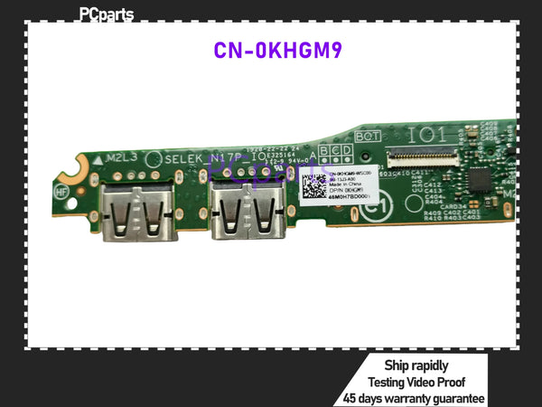 PCparts New High Quality Original CN-0KHGM9 For  Dell G3 3590 USB Board Built-in SD Card Reader 100% Tested Free Shipping