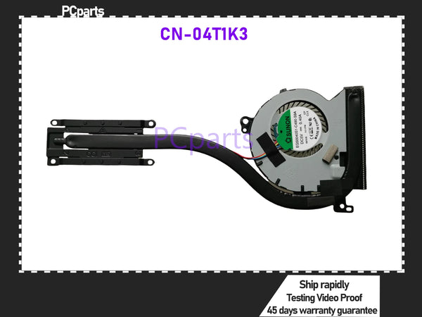 PCparts New Original CN-04T1K3 For Dell Latitude E7250 Laptop CPU Cooling Heatsink Cooler Fan 100% Tested 45 Days Warranty