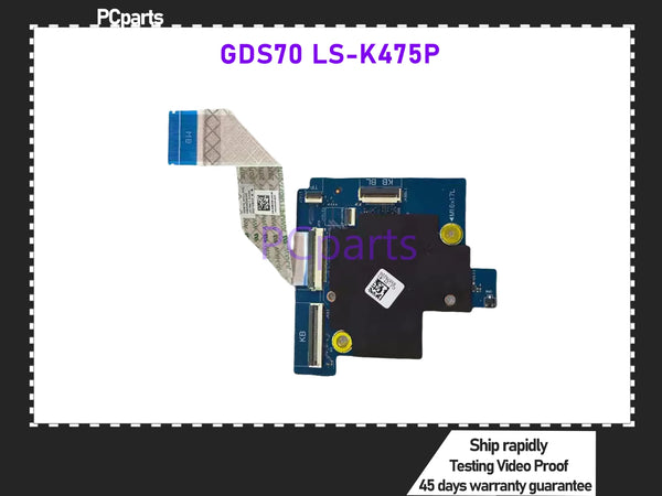 PCparts Original Used For Dell  Alienware X17 R1 Backlight Keyboard Board Keyboard Adapter Board GDS70 LS-K475P 100% Tested