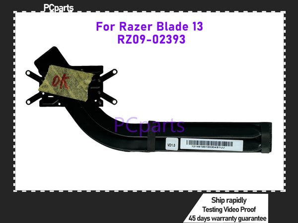 PCparts RZ09-02393 For Razer Blade 13 Stealth version Laptop Cooling GPU Heatsink Bracket Cooper Radiators 100% Tested