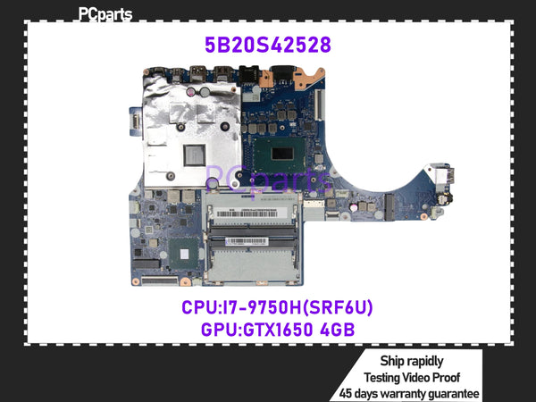 PCparts Refurbished 5B20S42528 For Lenovo Legion Y540-17IRH-PG0 Laptop Motherboard FY715 NM-C541 I7-9750H Mainboard 100% Tested