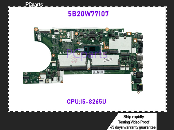 PCparts Refurbished 5B20W77107 For Lenovo Thinkpad L490 L590 Laptop Motherboard I5-8265U FL490/FL590 NM-B931 MB 100% Tested