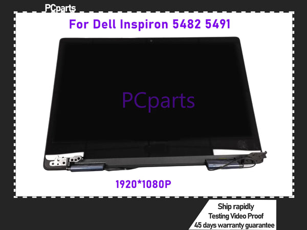 PCparts Refurbished CN-0C9W4D For Dell Inspiron 5482 5491 2-IN-1 FHD 14 Display Screen Display Complete Assembly Upper Parts